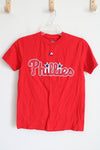 Majestic Red Phillies Shirt | Youth M (10/12)