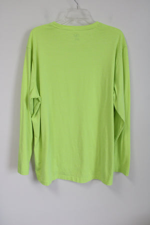 Athletic Works Neon Yellow Long Sleeved Shirt | XL