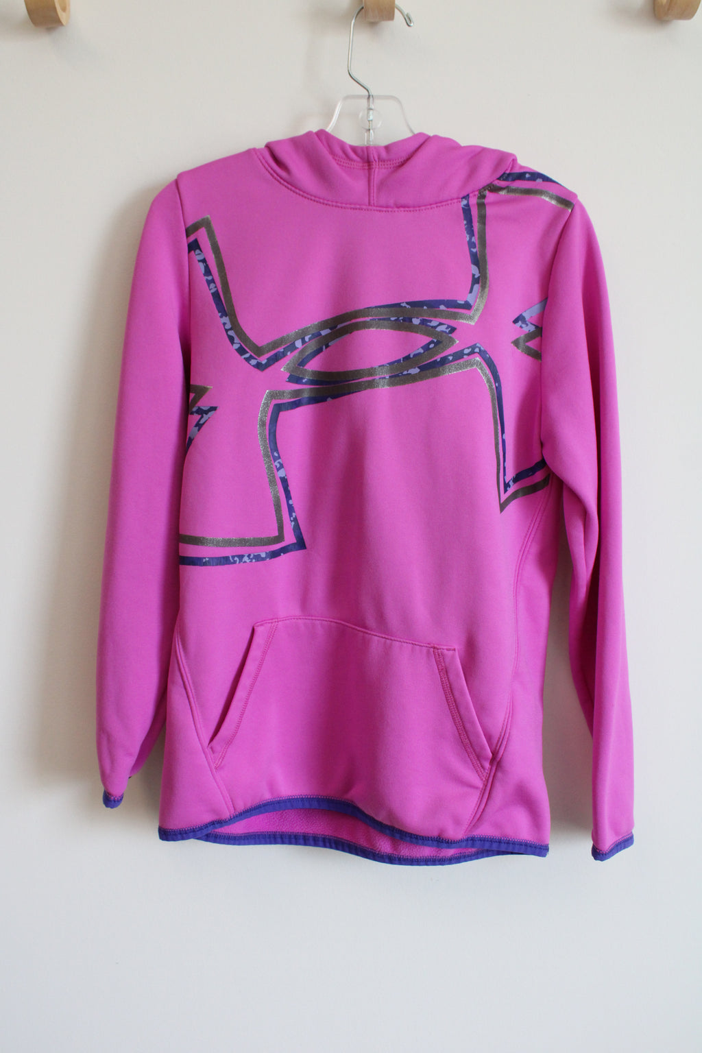 Under Armour Pink Hoodie | Youth L (14/16)