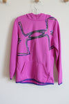 Under Armour Pink Hoodie | Youth L (14/16)