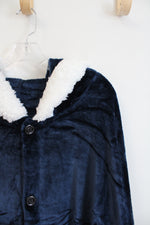 NEW Pavilion Soft Navy & White Poncho | One Size