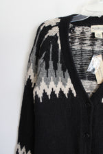 NEW Ralph Lauren Denim & Supply Black Knit Wool Blend Cardigan | M