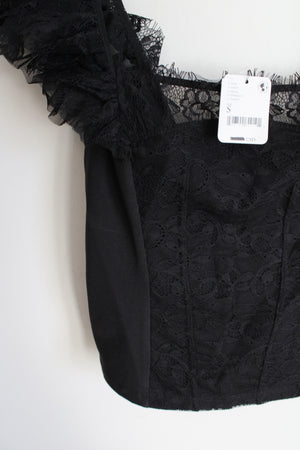 NEW Free People Intimately Black Live It Up Cami Top | S