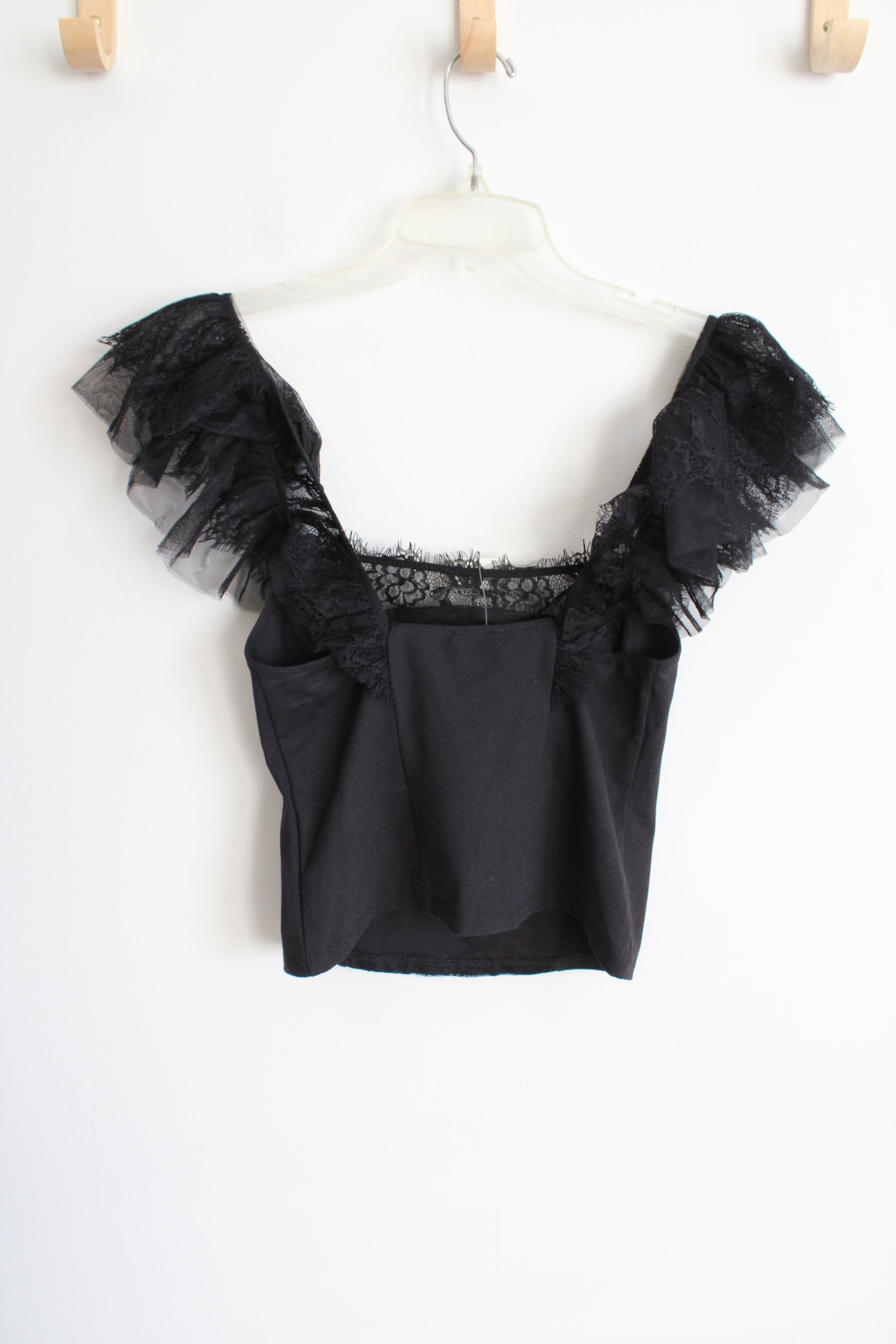 NEW Free People Intimately Black Live It Up Cami Top | S