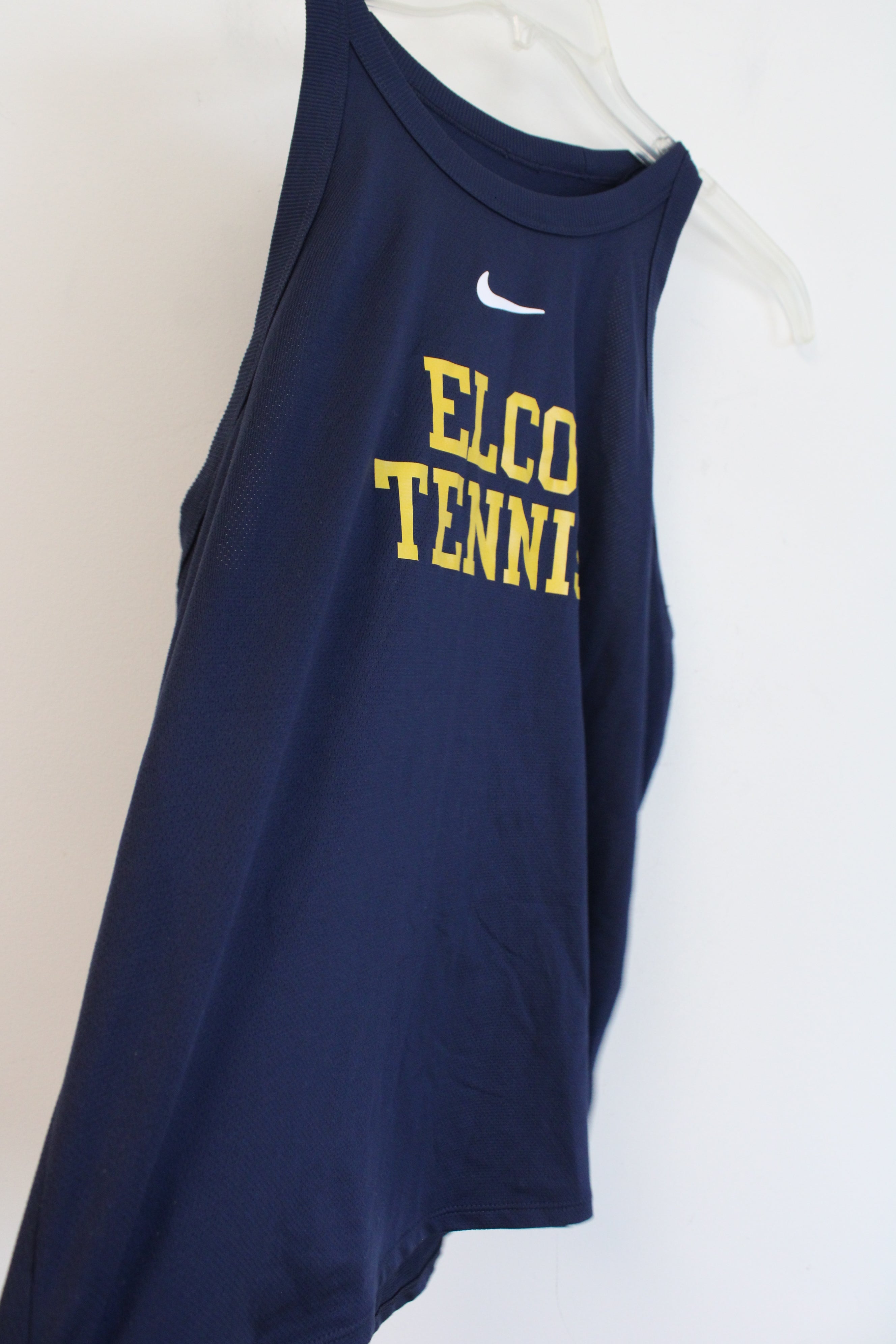 Nike Dri-Fit Elco Tennis Navy Athletic Tank Top | L