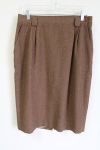 Vintage Russ Brown Skirt | 14