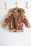 Jordan Craig Legacy Edition Kids Moto Shearling Brown Jacket | 4