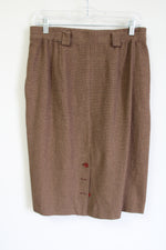 Vintage Russ Brown Skirt | 14