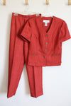 Sag Harbor Orange 2 Piece Beaded Outfit | 10