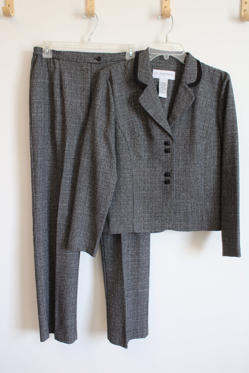 Sag Harbor Black White Suit Set | 8