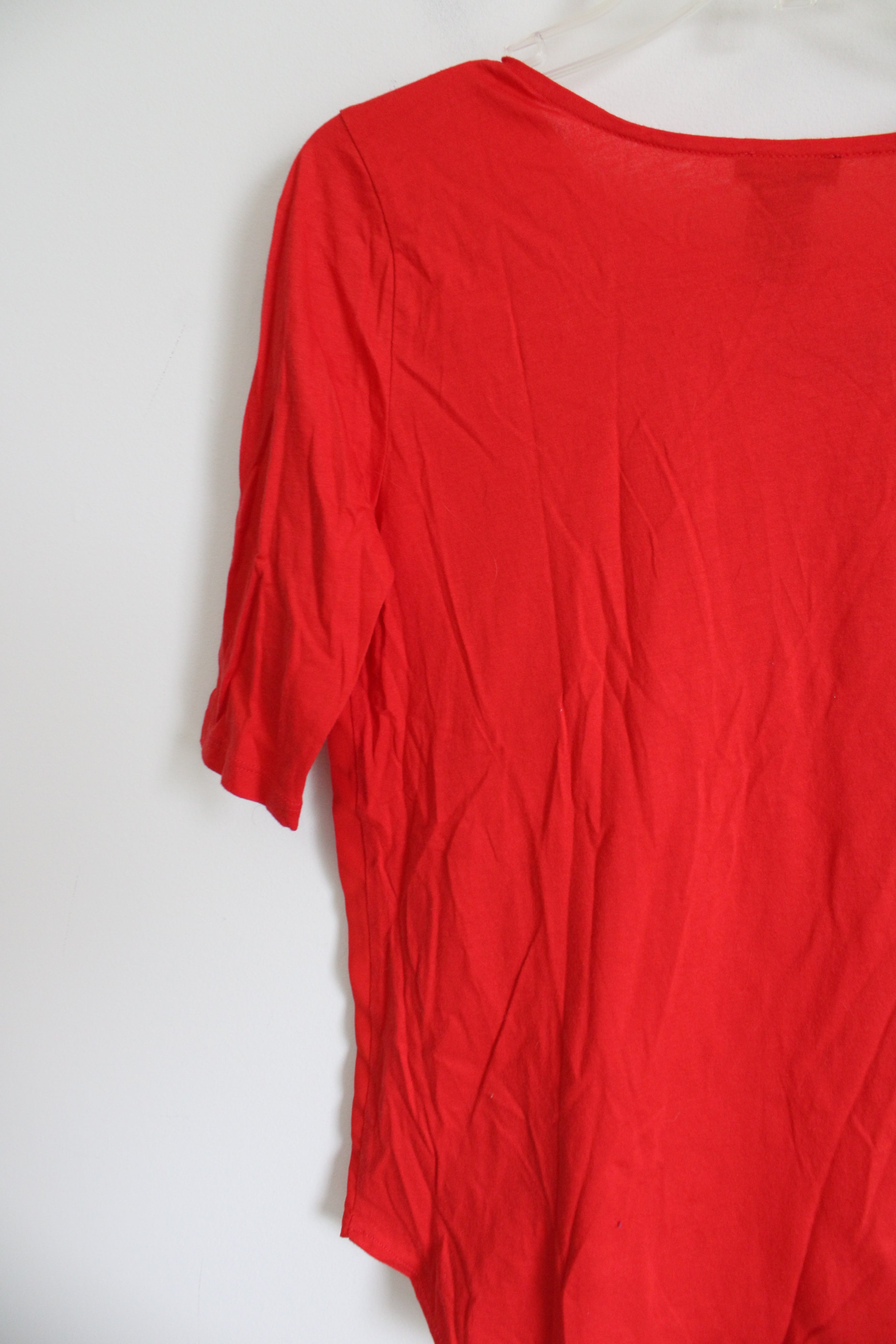 Ann Taylor Popp Red Blouse | XS