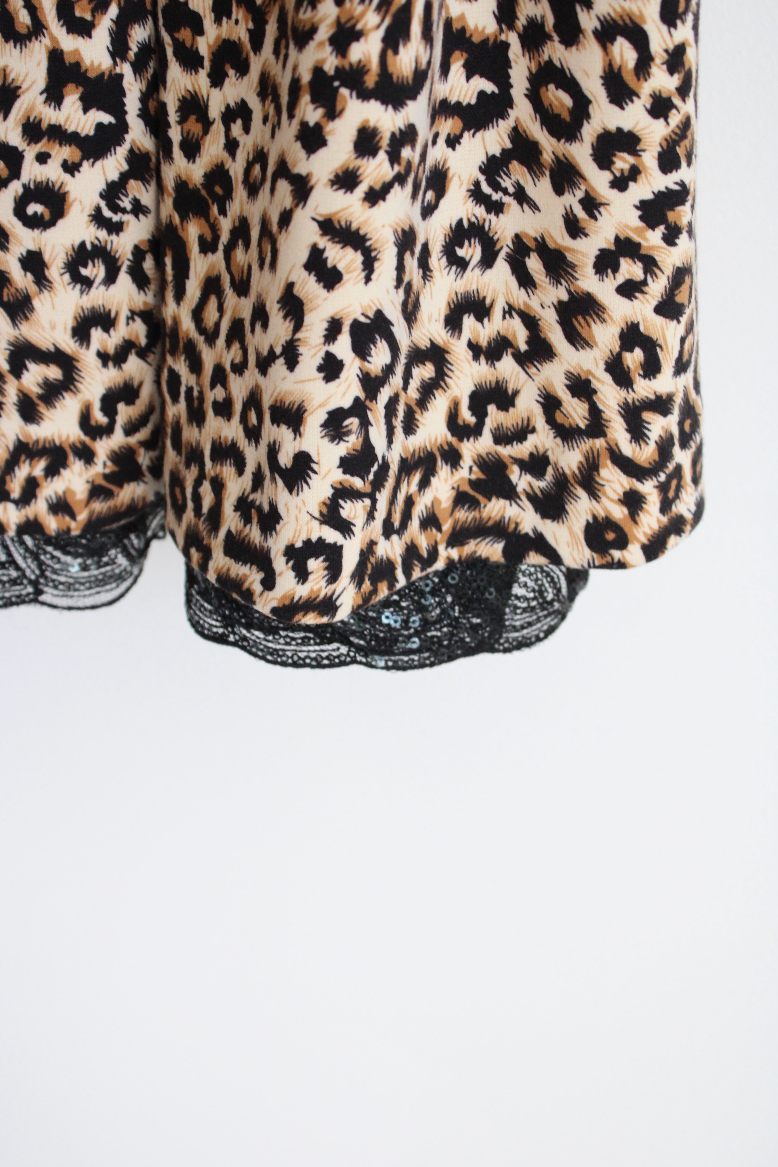 Iman Leopard Print Belted Dress | M