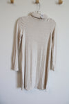 NEW American Eagle Beige Stretch Mock Neck Dress | S