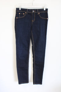 a.n.a. Dark Wash Skinny Jeans | S