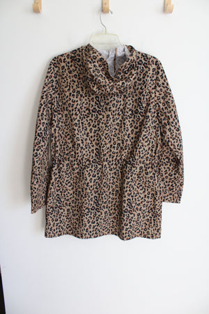 J crew leopard print coat best sale