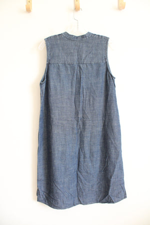 J.Jill Denim Sleeveless Dress | M