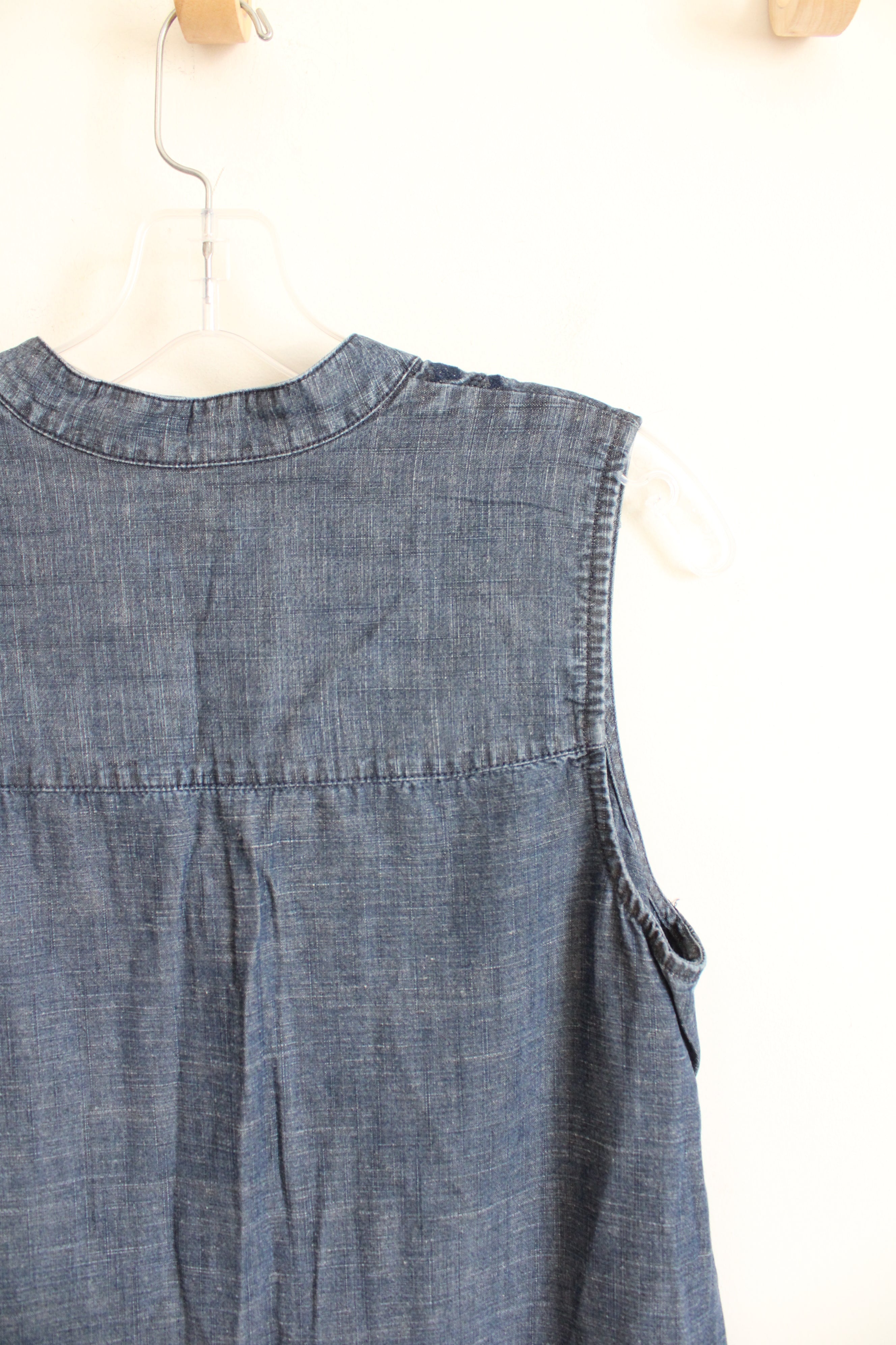 J.Jill Denim Sleeveless Dress | M