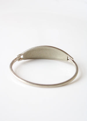 Alpaca Mexico Silver Abalone Bangle Bracelet