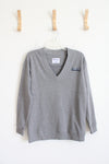 Champion Gray Ocean City V-Neck Sweatshirt | S