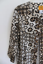 Ruby Rd. Leopard Print Cotton Jacket | 16