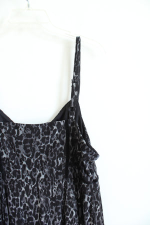 NEW Torrid Black & Gray Leopard Print Dress | 3 (XL)