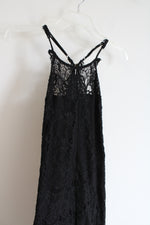 NEW Free People She's Got It Black Lace Mini Dress | M