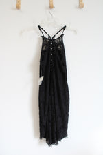 NEW Free People She's Got It Black Lace Mini Dress | M