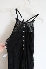 NEW Free People She's Got It Black Lace Mini Dress | M