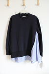 NEW Sacai 6967 Sponge Sweat Navy Pullover | 3 (L)