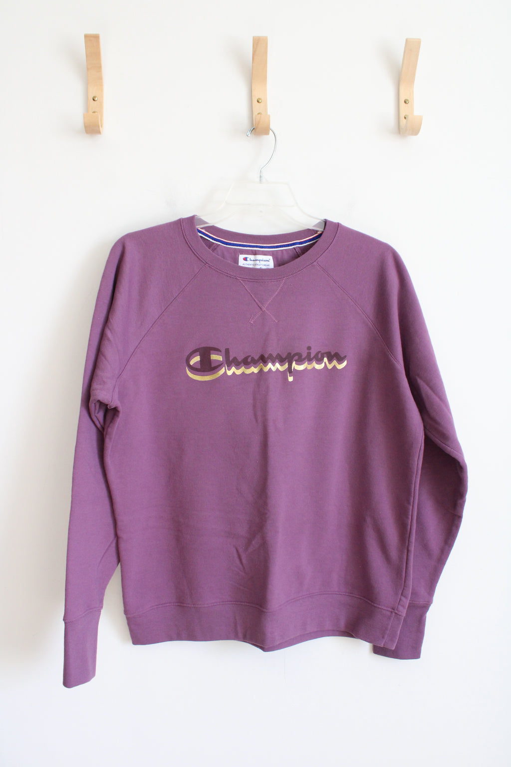 Champion Purple Sweatshirt | XL