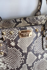 MICHAEL Michael Kors Snakeskin Gold Studded Purse