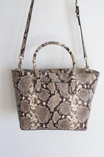 MICHAEL Michael Kors Snakeskin Gold Studded Purse