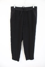 Ann Taylor Loose Black Elastic Waistband Pants | 6