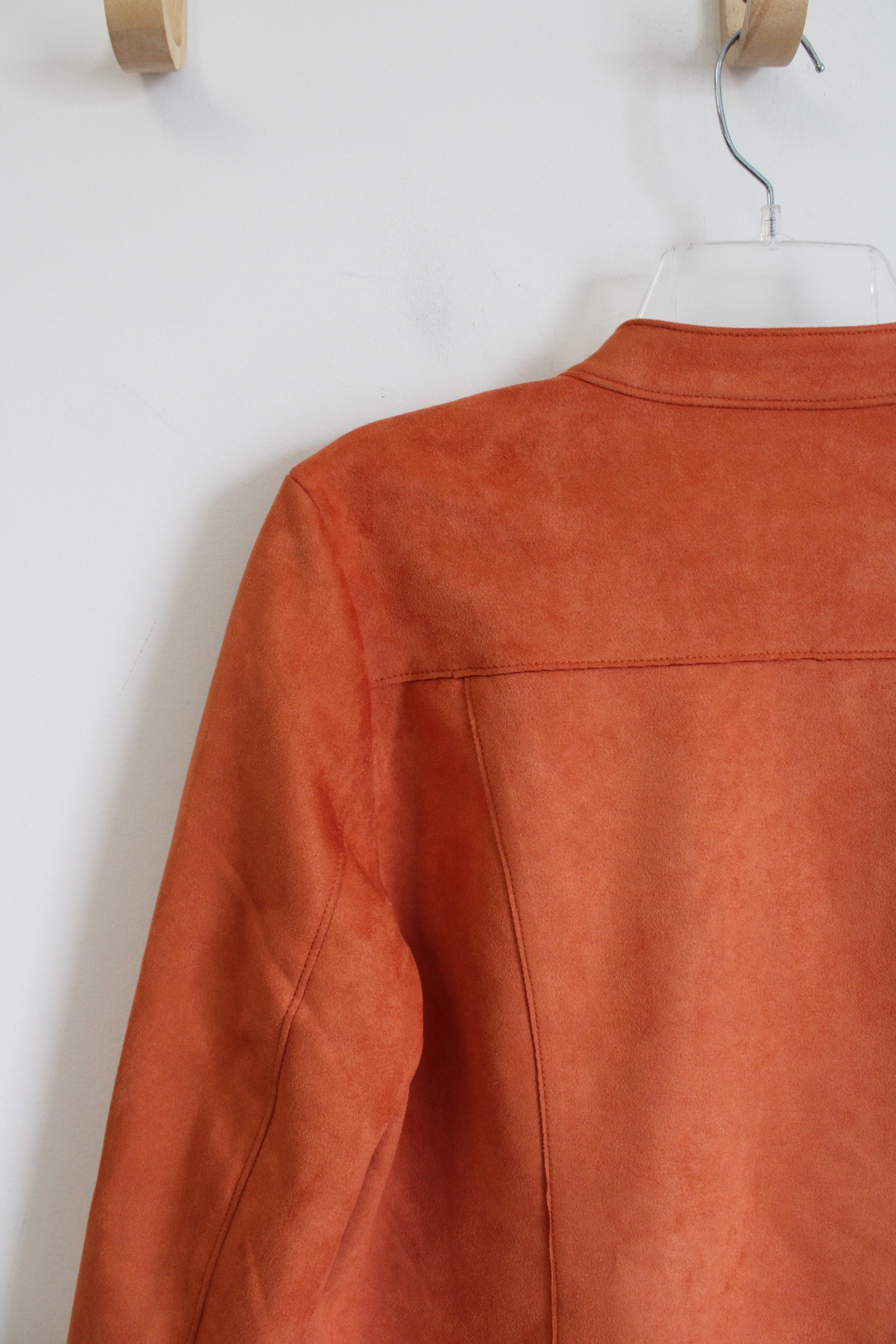 NEW French Dressing Jeans Modele Burnt Orange Suede Jacket | M