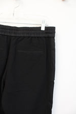 Ann Taylor Loose Black Elastic Waistband Pants | 6