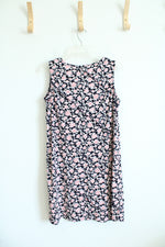 Perceptions Navy & Pink Floral Dress | 14