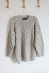 Best American Clothing Co. Vintage Mohair Blend Multi-Colored Cream Sweater | L