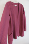 L.L. Bean Dusty Rose Quilted Soft Cardigan | L