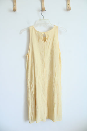 Naif Yellow Shift Dress | L