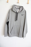 Nike Therma-Fit Gray Hoodie | XL