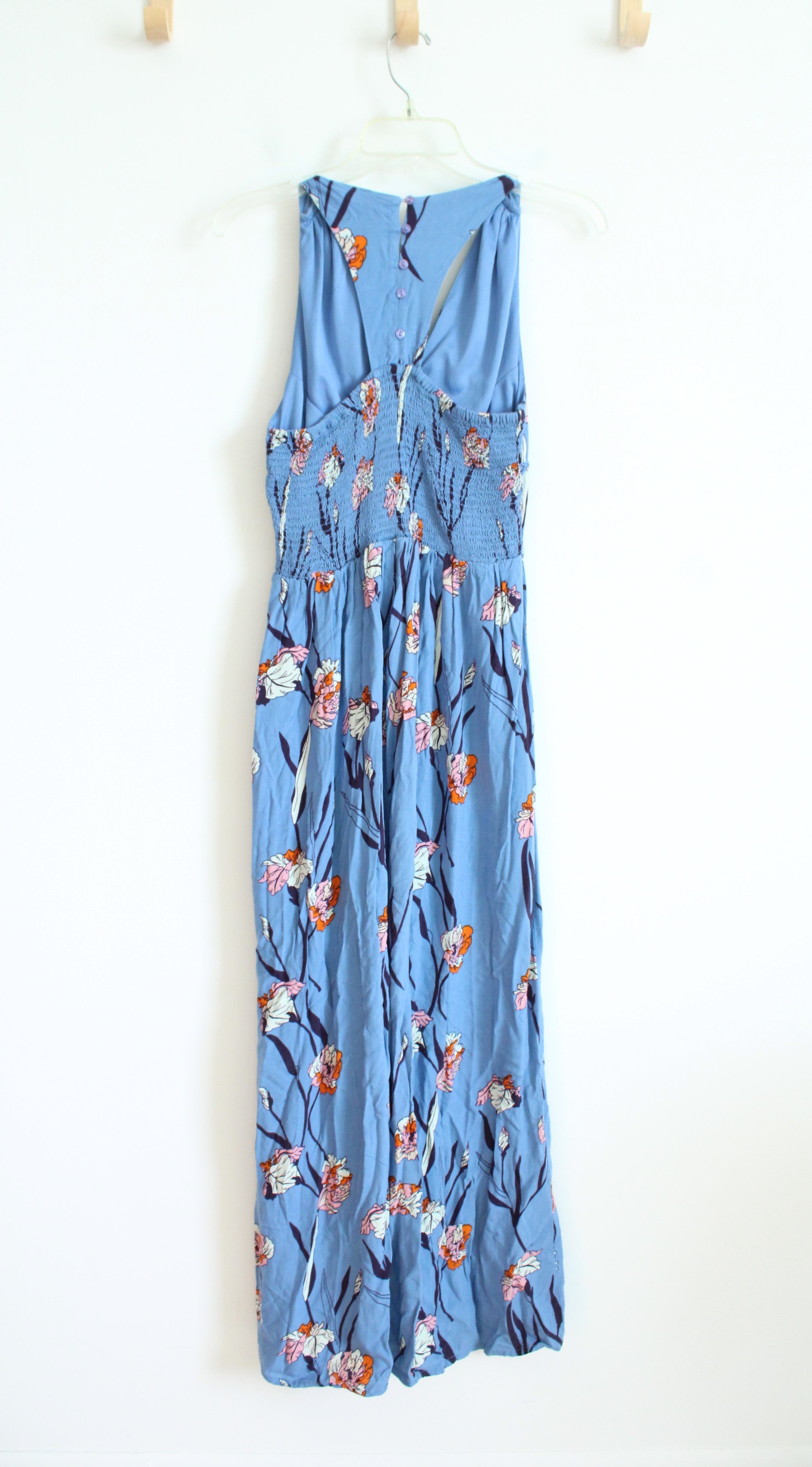 Japna Blue Floral Maxi Dress | L