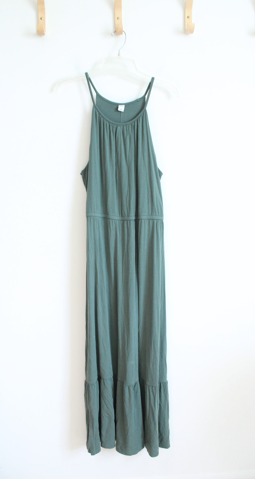 Old Navy Sage Green Knit Maxi Dress | L