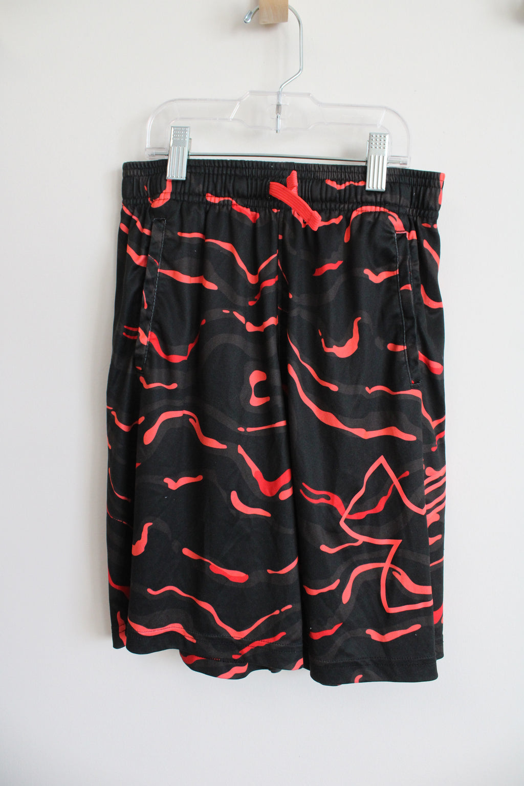 Under Armour Black Orange Camo Shorts | Youth M (10/12)
