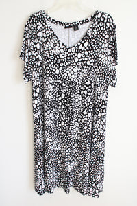 Rachel Zoe Black White Print Dress |3X