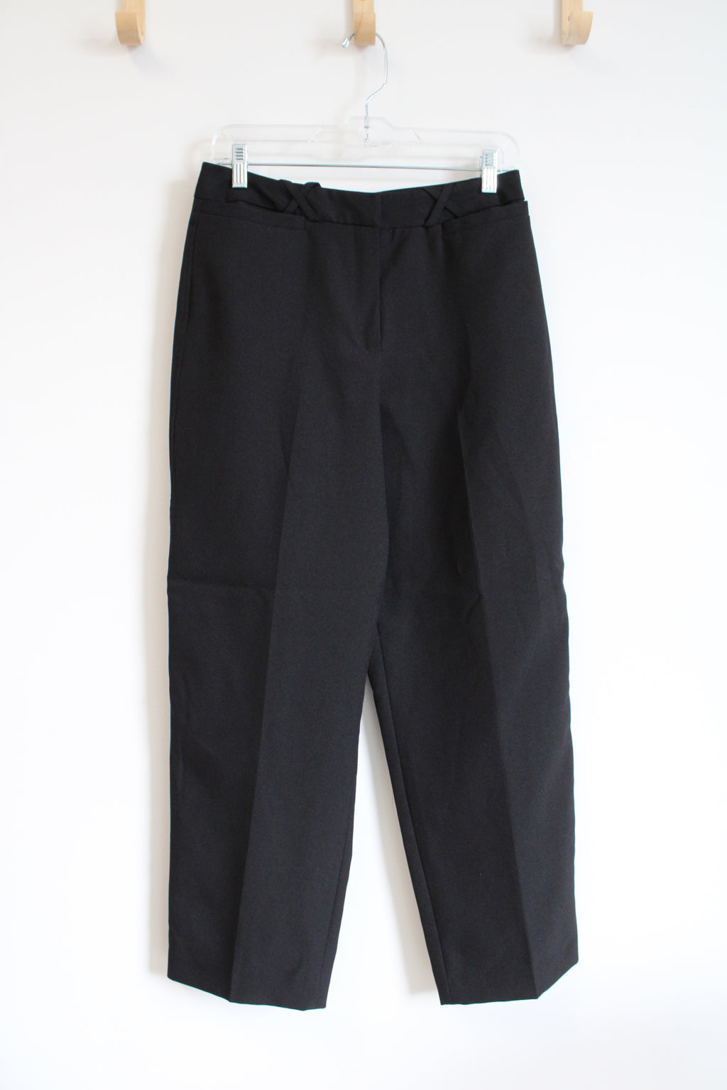 Larry Levine Sport Black Trouser Pants | 10 Petite