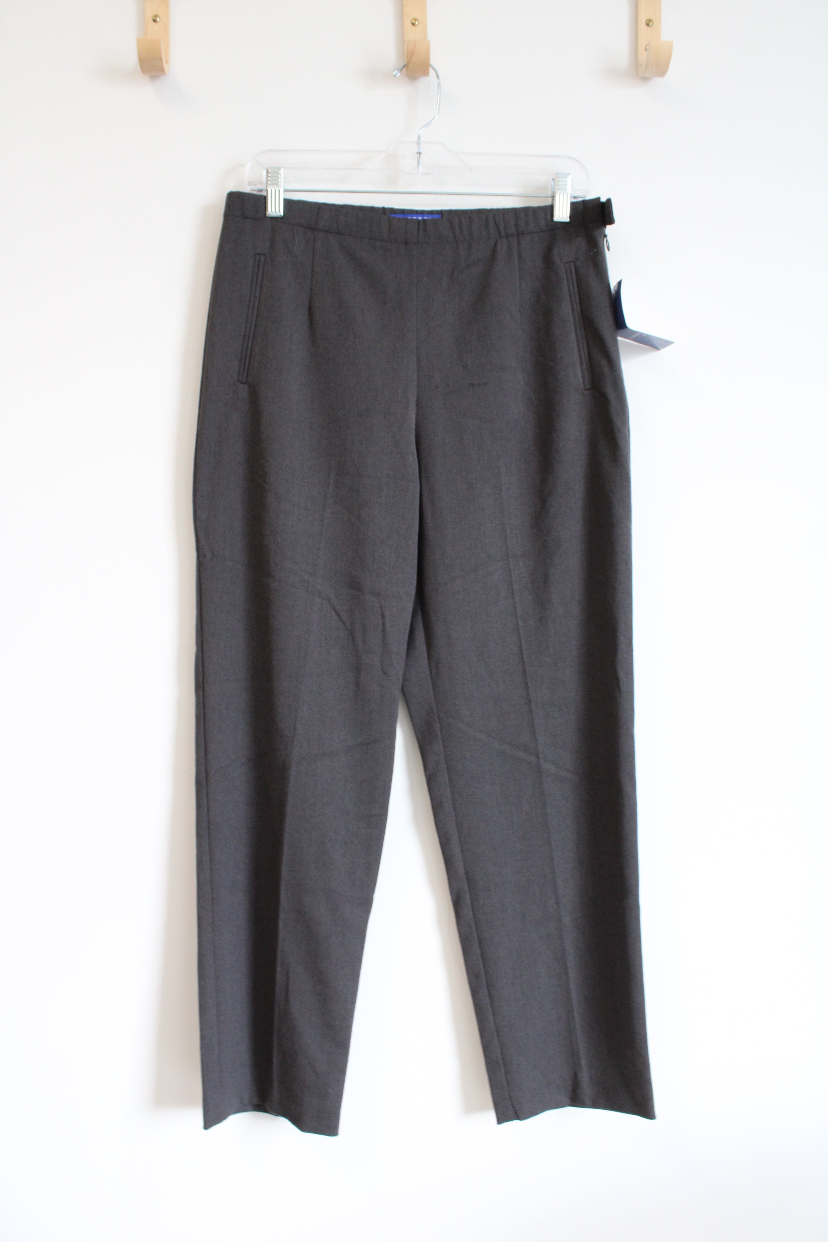 NEW J.H. Collectibles Stretch Gray Trouser Pants | 10 Petite