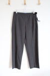 NEW J.H. Collectibles Stretch Gray Trouser Pants | 10 Petite