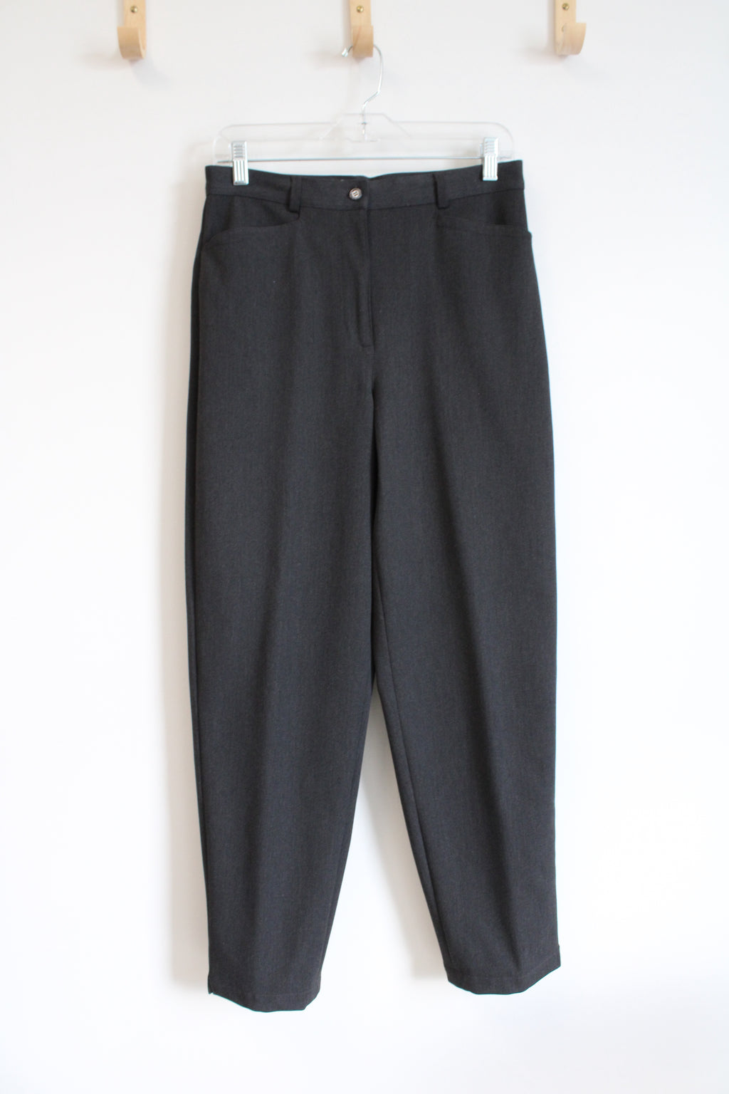 Talbots Vintage Dark Gray Stretch Trouser Pants | 8