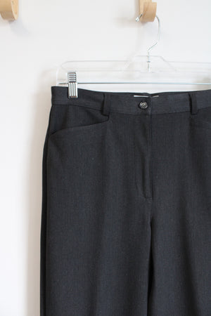 Talbots Vintage Dark Gray Stretch Trouser Pants | 8