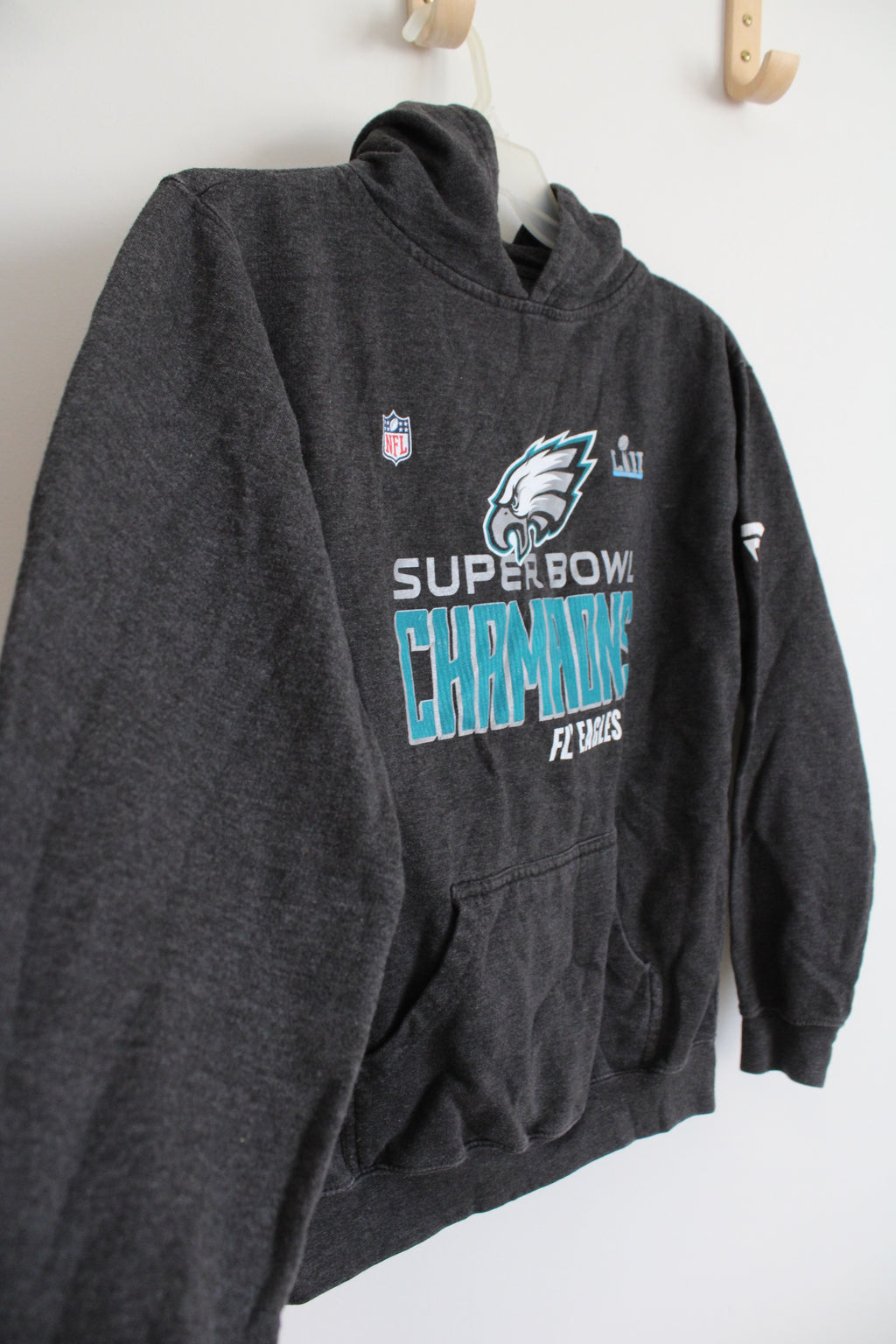 NFL Pro Line Champions Gray Hoodie | Youth L (14/16)